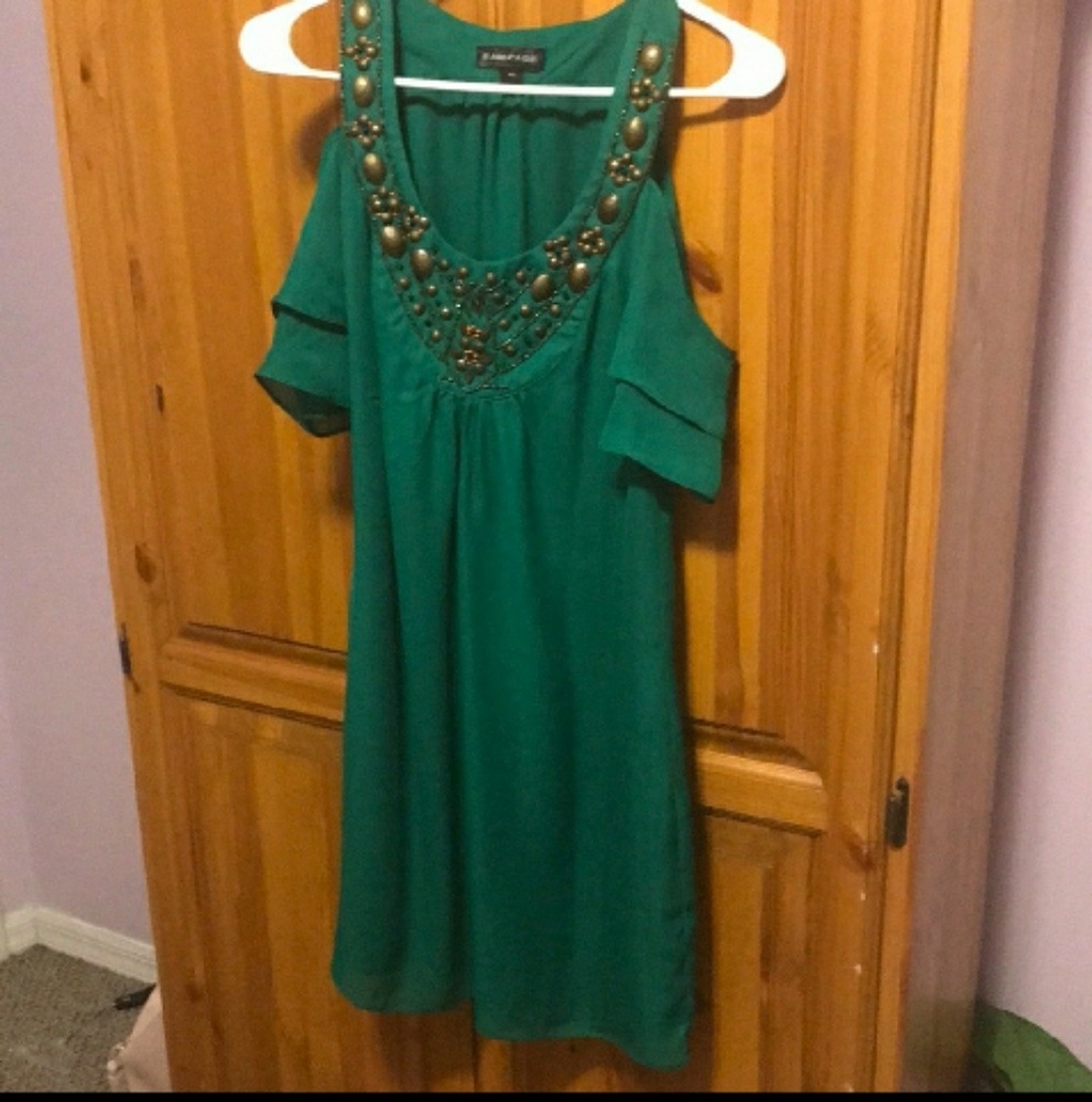 Emerald Green Rampage Dress